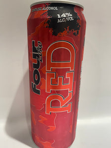 FOUR LOKO RED CAN 24OZ- XXX