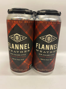 NEW TRAIL FLANNEL WEATHER CAN 4PK
