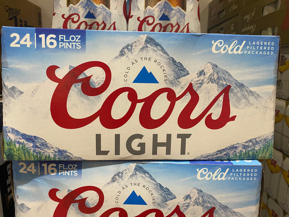 COORS LIGHT NR ALUM 24PK